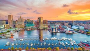 Beautiful Baltimore Inner Harbor