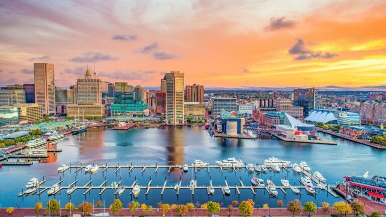 Beautiful Baltimore Inner Harbor