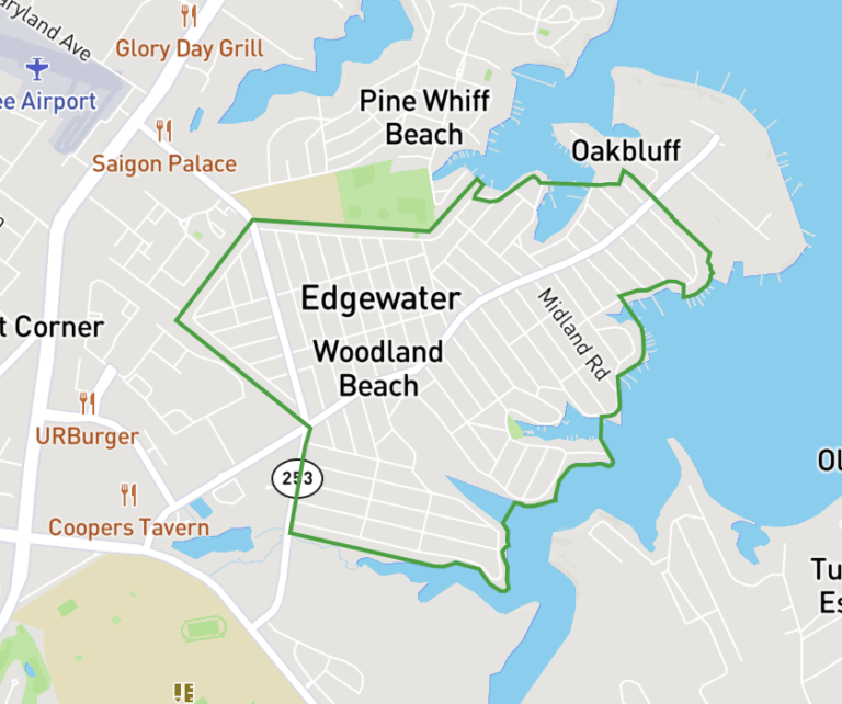 Woodland Beach Edgewater Maryland